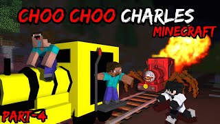 CHOO CHOO CHARLES IN MINECRAFT 😨 || PART-4 || MINECRAFT HORROR STORY IN HINDI