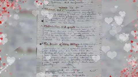 English Project : The Rattrap -Metaphor of the World