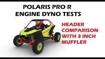 WHICH HEADER IS BEST? I SHOW YOU IN A POLARIS RZR PRO R FULL HEADER COMPARISON WITH 3 INCH MUFFLER