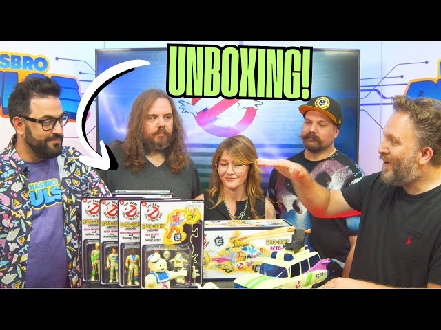 Hasbro Ecto-Glow Ghostbusters Unboxing! Ecto-1 Preview