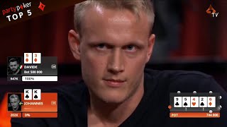 Top 5 CRACKED Kings | Poker Legends | Live Poker | partypoker