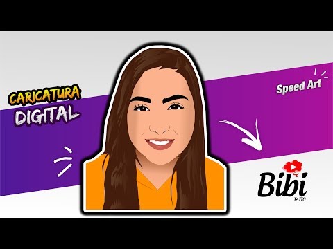 CARICATURA BIBI TATTO (SPEED ART DESENHO DIGITAL)