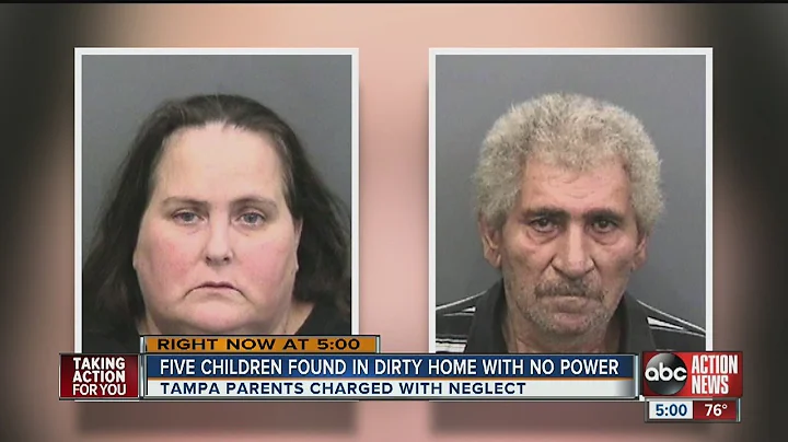 Five children found in dirty home with no power