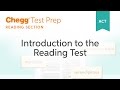 Introduction to the ACT Reading Test - Chegg Test Prep