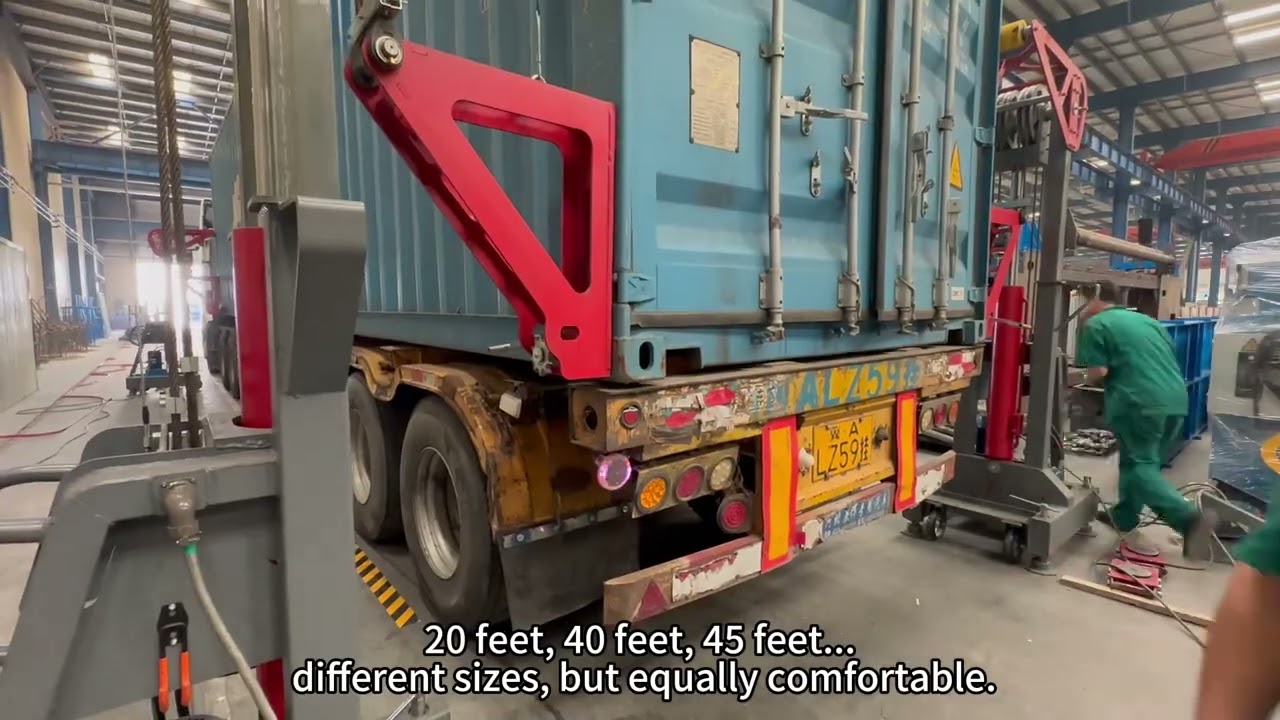 Container Synchronous Hydraulic Lifting System