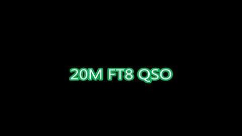 20m FT8 QSO