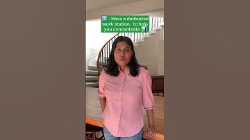 3 tips to stay productive when working remotely! #shorts