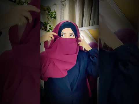 Laiba Fatima Beautiful Hijab & Niqab Toturial. #ytshorts #viral #laibafatima #shorts