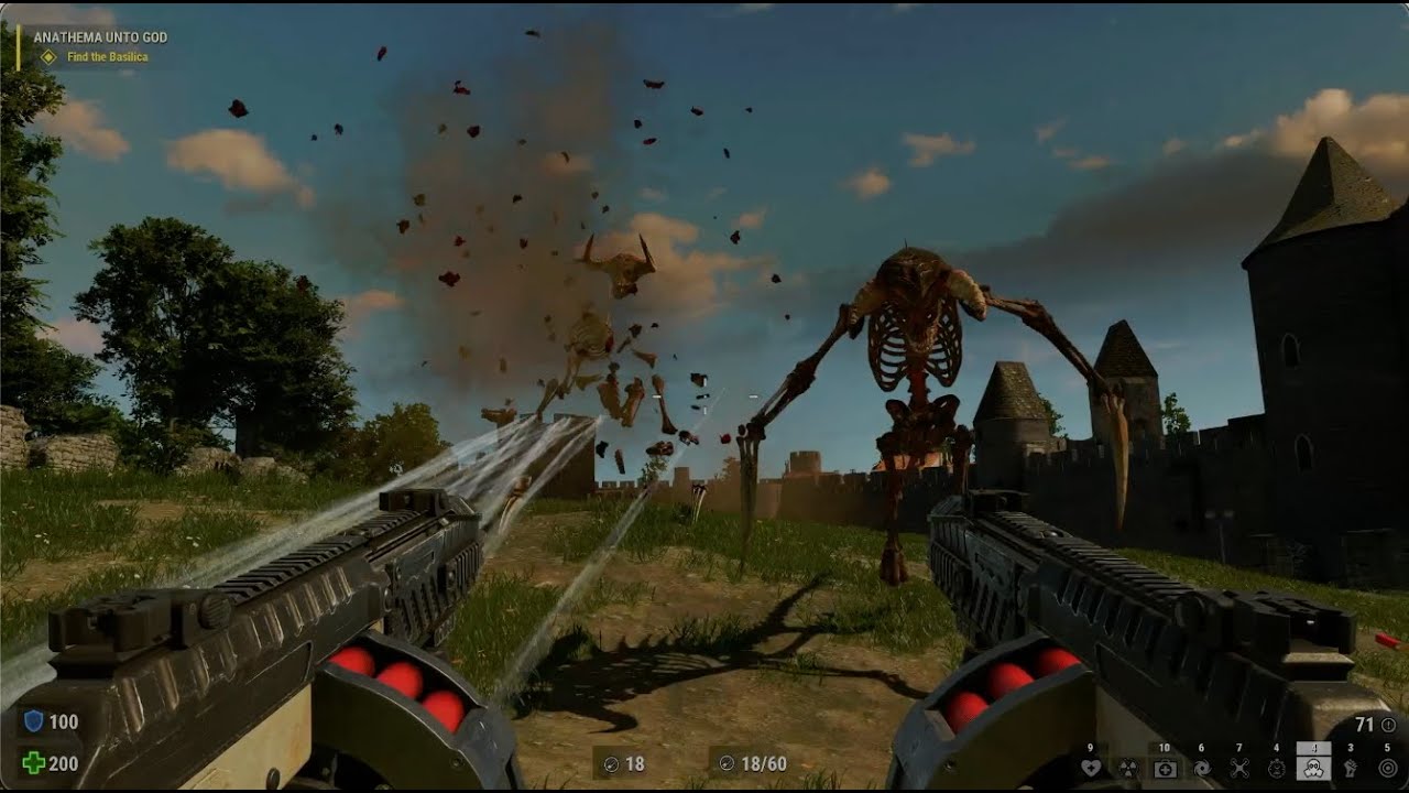 Serious Sam 4: Chapter 13 - Anathema Unto God (Serious Difficulty, All Secrets) PS5