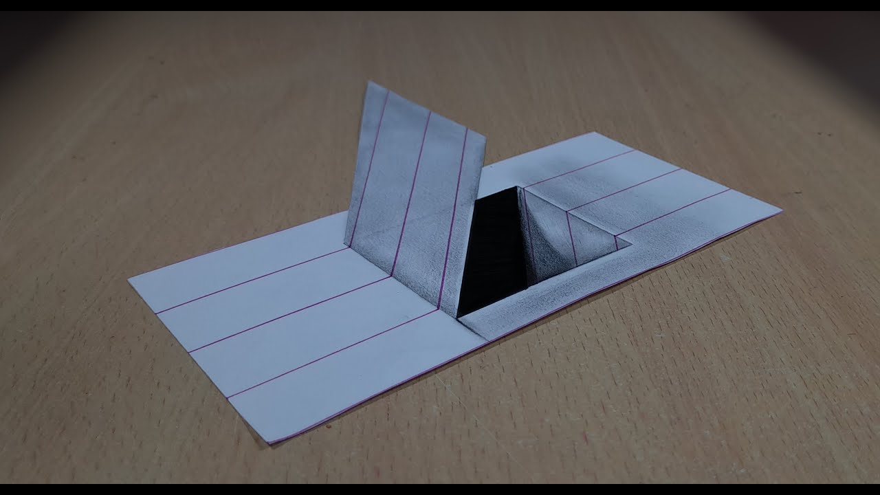 3D illusion drawing | Tricky art