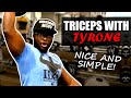 Tyrone The Fitness Addict Trains Triceps (Full Workout Critique!)