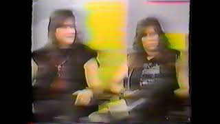 Jon &amp; Criss Oliva / Savatage / Interview on Germany Power Hour / 1986