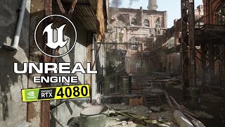 Photorealistic Unreal Engine 5.1 Factory Tech Demo Daytime 4K Ultra Gameplay RTX 4080