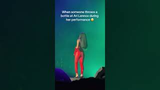 Someone brought the DC outta #arilennox after throwing a bottle at her while she was performing.