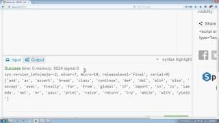 Python keywords and version info in Hindi