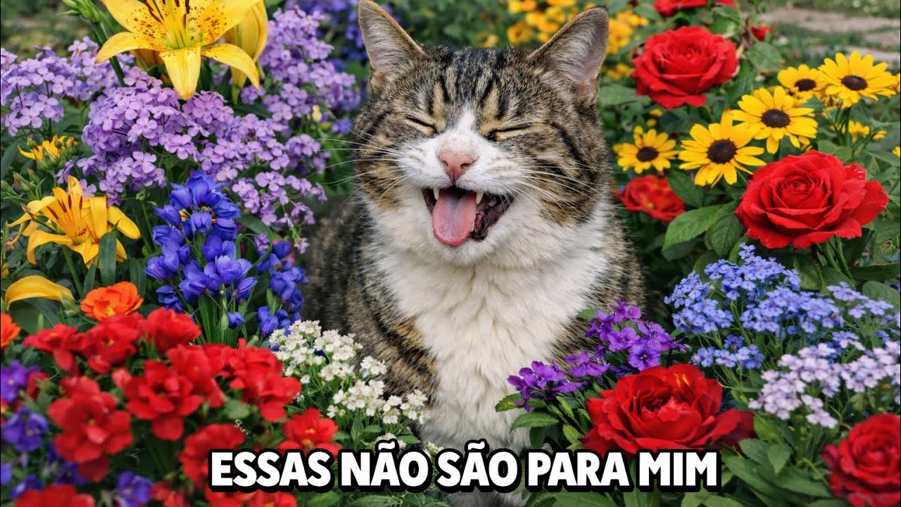 HORTO EM PORTUGAL E FLORES QUE NÃO SÃO PARA QUEM TEM GATOS 🐈‍⬛ 🇵🇹♥️🇧🇷