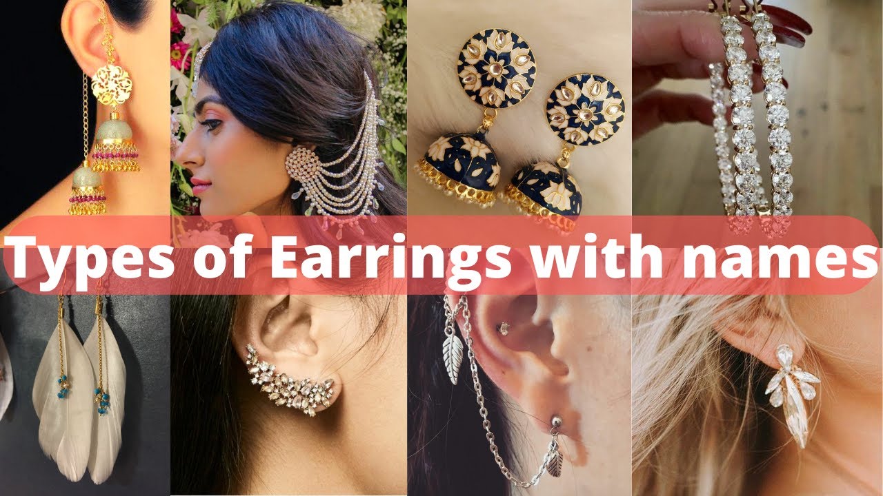 Types of Earrings with names