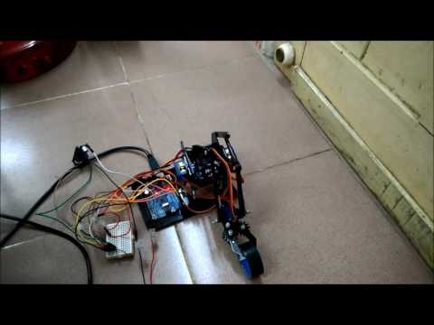 Video Chế tạo tay robot điều khiển bằng máy tính - youtube