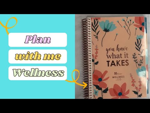 Plan With Me In The New Wellness Log from EC