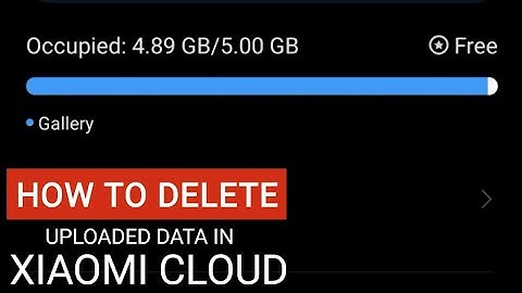 How To Delete Your Uploaded Data in Xiaomi Cloud (also Turn Off Auto Sync)