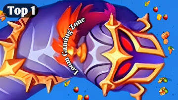 Worms Zone io Best snake Gameplay | Saamp wala game | Snake Game | snake io | Rắn Săn Mồi game #014