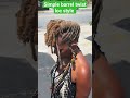 simple barrel twist loc style | Dreadlocks girl | Rasta girl #naturalhair #dreads #shorts