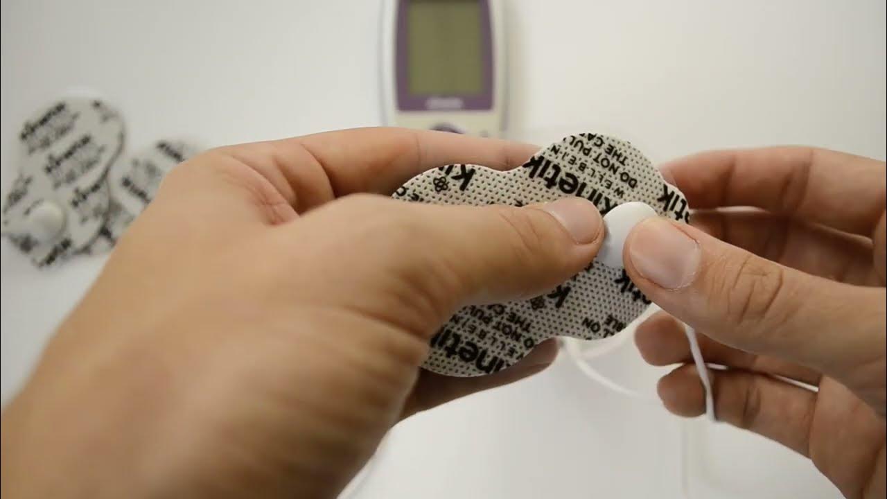How to connect TENS pads Wellbeing TENS Machine (TD3) YouTube