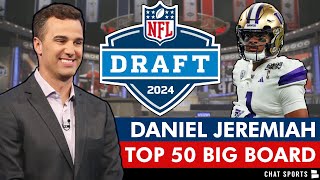 Daniel Jeremiah’s 2024 NFL Draft Big Board: Top 50 Prospect Rankings Ft Caleb Williams \& Rome Odunze