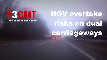HGV overtake risks on dual carriageways