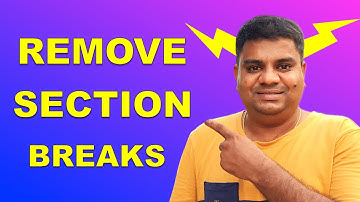 How To Remove Section Break In Word [ MAC ]