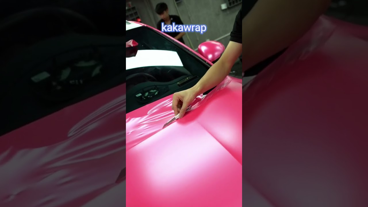 kakawrap Candy pink car wrap