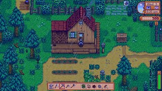 Stardew Valley in the Rain + 45 Mins + No Talking/Commentary + ASMR