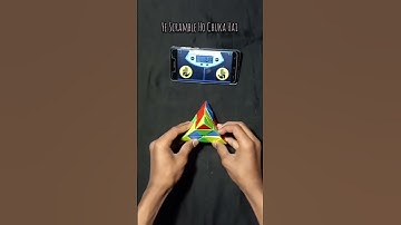 How To Solve PYRAMINX Cube In 20s 😱 || MKCUBERBOY #shorts