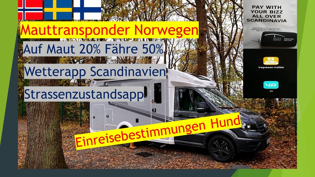 Wohnmobil Maut Norwegen