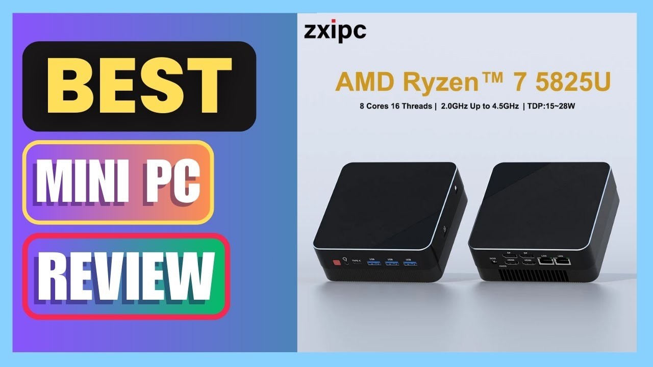 ZXIPC AMD Ryzen 7 5800H 7350U R5 5500U MINI PC!284 - YouTube