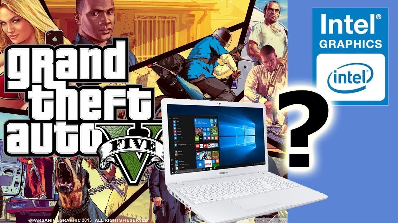 Rodando GTA V no Samsung Essentials E34 - YouTube
