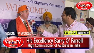#BarryOFarrell-High Commissioner of #Australia in India on meaning of India Australia friendship.