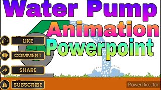 Water Flow animation on PowerPoint | Water pump #Animation #trending #powerpointanimation #msword