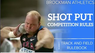 An Introduction to the Rules of Shot Put Competition