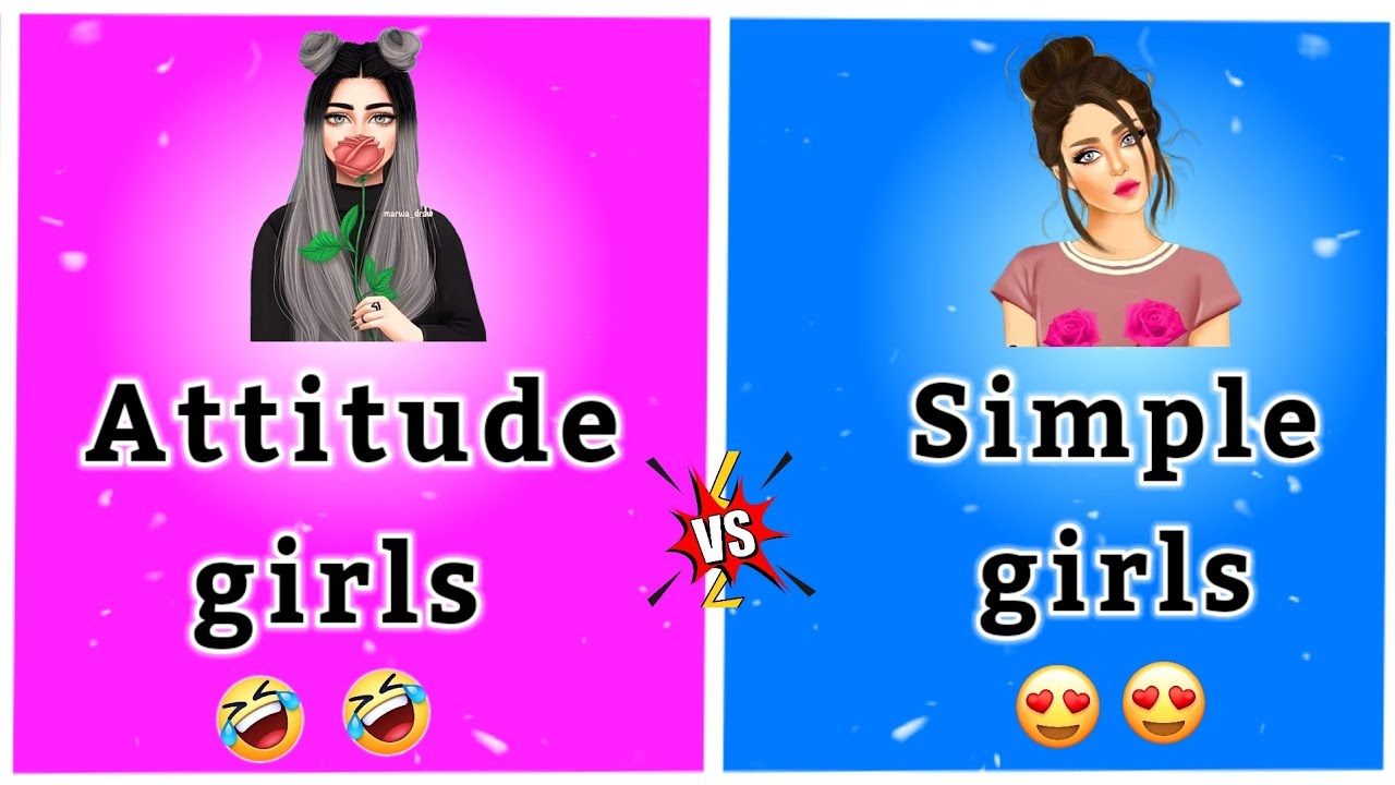 😎Attitude girls dress vs 😊Simple girls dress || soft girl vs attitude girl ||