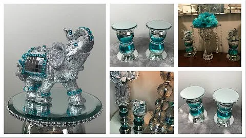 DOLLAR TREE DIY BLING ELEPHANT | DISPLAY STAND/CANDLE HOLDER 2019