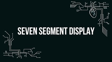 Seven Segment Display using 8051 microcontroller