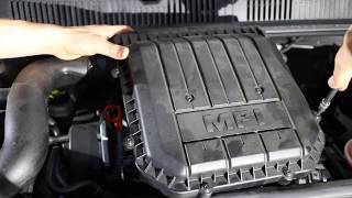 Volkswagen VW up! Air Filter How To Replace MPI 55 75 CHYA CHYB by alexaescht 37,334 views 4 years ago 3 minutes, 51 seconds