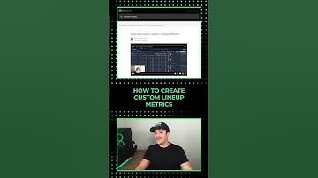 How to Create Custom Lineup Metrics in SaberSim #shorts #dfs #dailyfantasysports