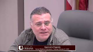 Human Relations Commission Meeting - February 21, 2023