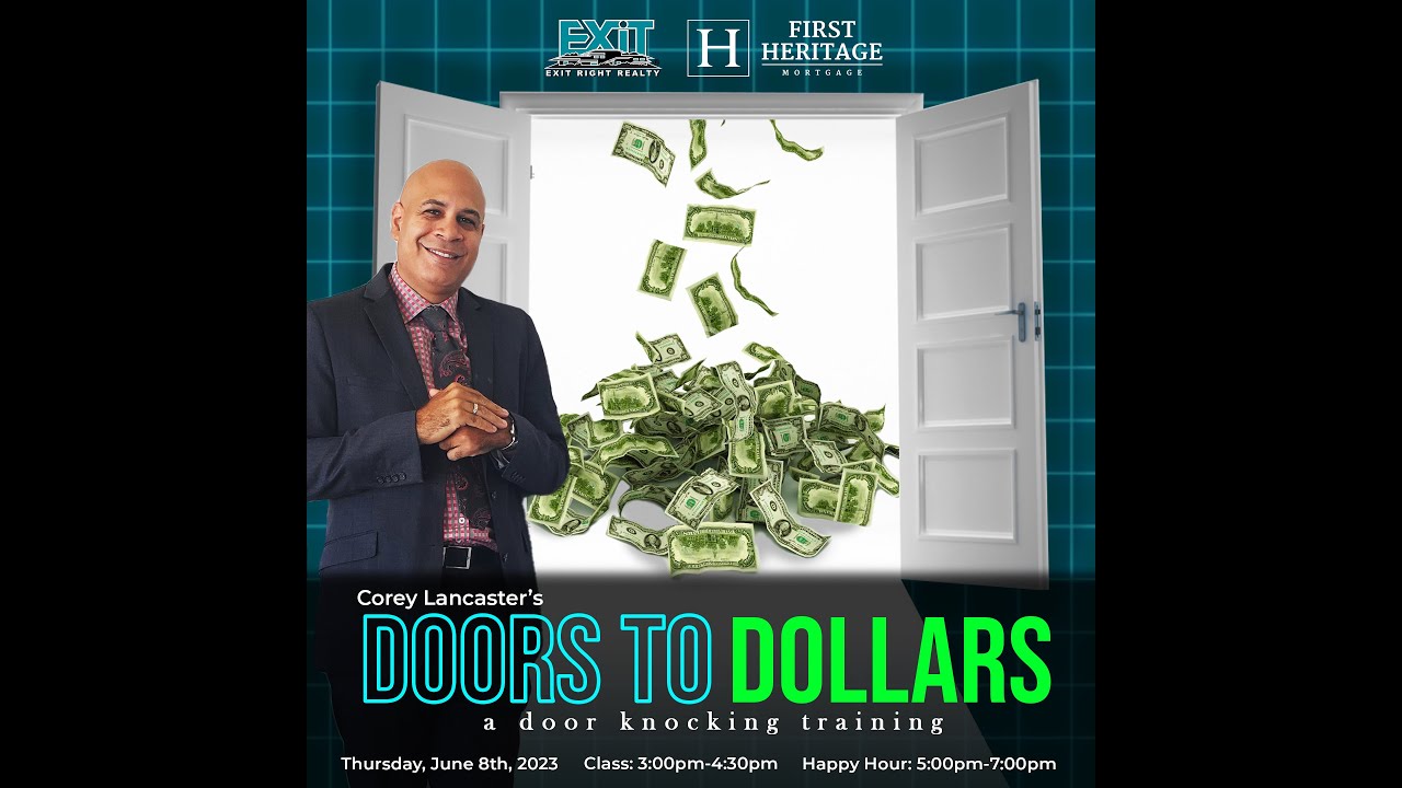 Welcome to Doors to Dollars: Real Estate Door Knocking Strategies Seminar!