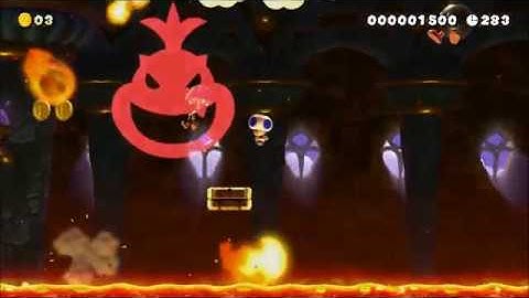 Smm2 Magma Meteor Cave by Nailuj ^w^