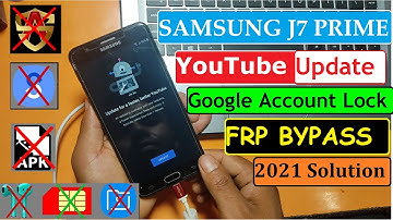 Samsung J7 Prime (G610F) FRP Bypass 2021 | YouTube Update FIX | No SIM Lock / No Talkback / No APK