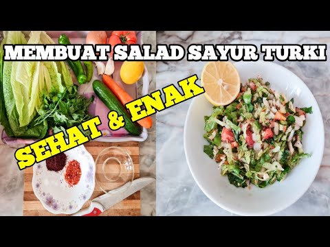 Membuat Salad Sayur Turki