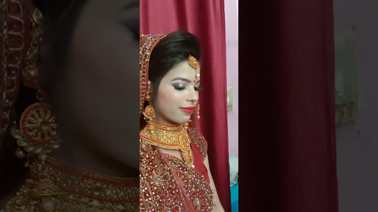 cute bridal makeup jiya makeover by Sudesh Rani makeup artist ghaziabad freelancer ❤️❤️❤️